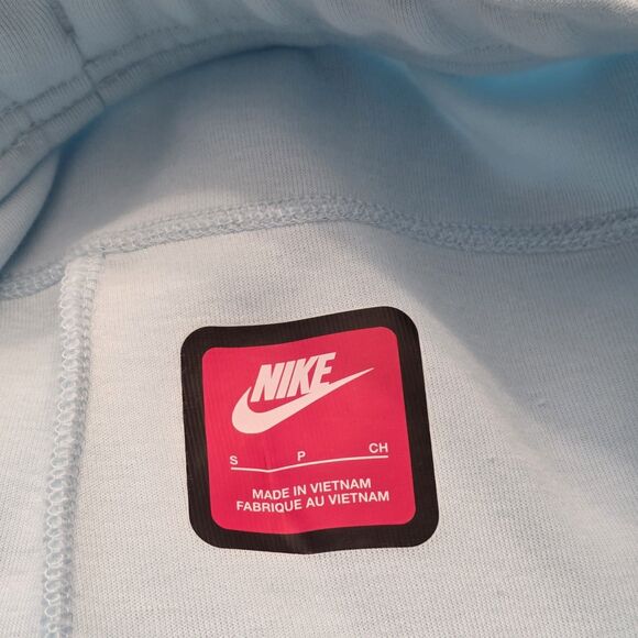 Nike Sportswear Tech Fleece Jogger Pants Glacier Blue Black FZ4710-474 Men's S - Picture 4 of 5